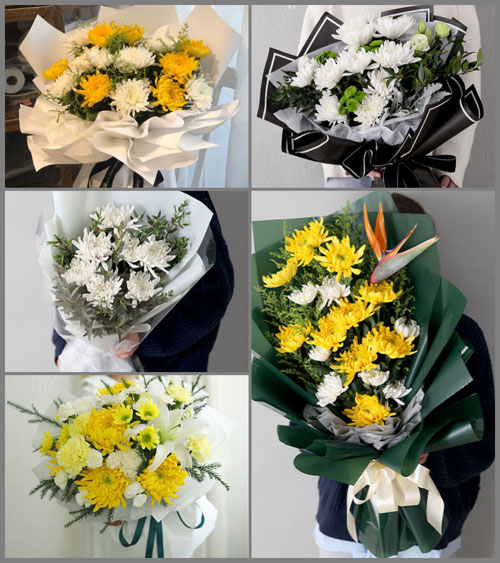 广东揭阳市普宁市大坝镇华东村白事花束代送